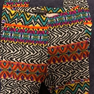 Trippy pattern leggings. Never worn!